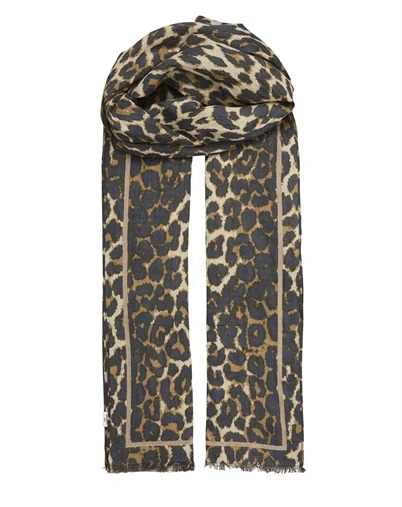 Beck Söndergaard - Leopa Long Cotta Tørklæde - Leopard